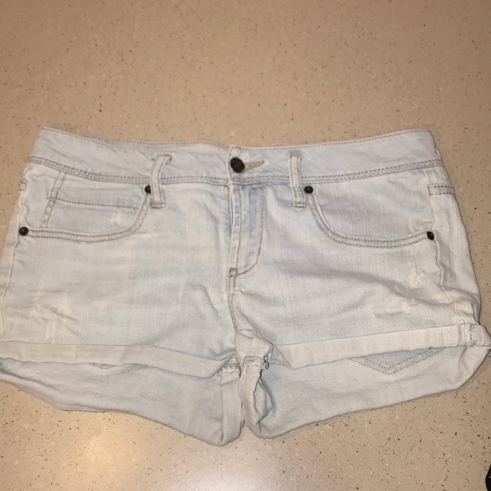 Denim shorts